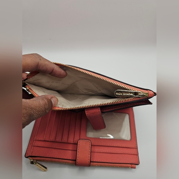 Michael Kors Peach Wallet - Picture 6 of 12